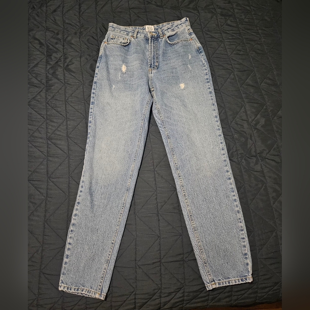 BDG Distressed High Rise Mom Jeans